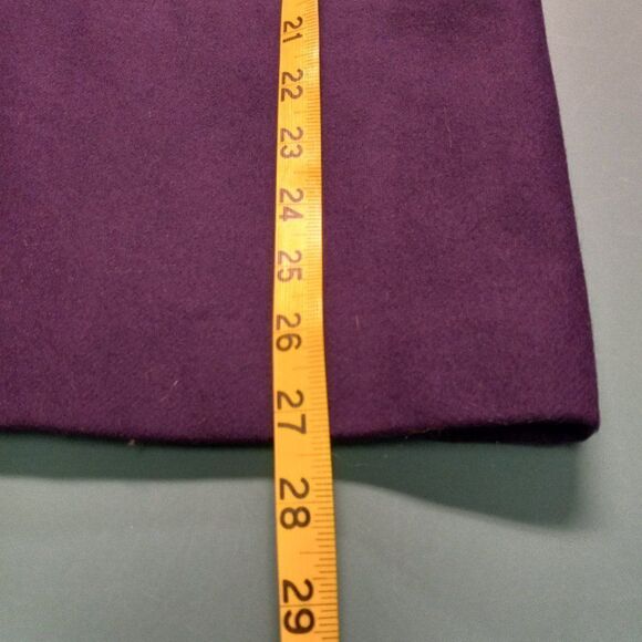 Sag Harbor Petite Purple Wool Women's Petitie single Button Jacket - Picture 4 of 7